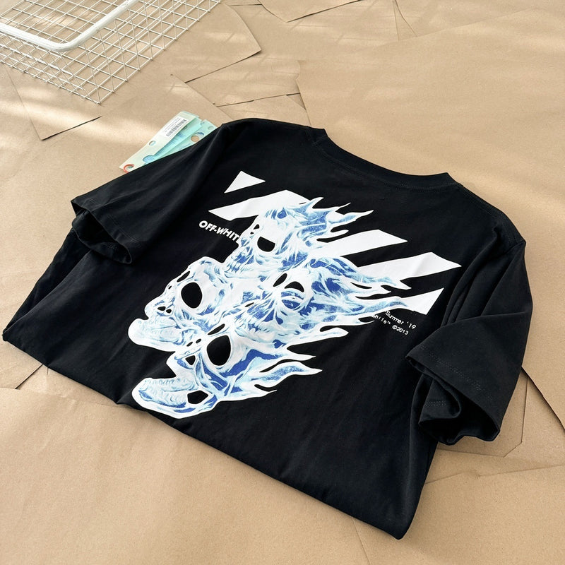 Camiseta Off White Death Skull