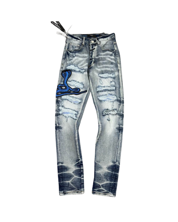 Calça Jeans Amiri Snake