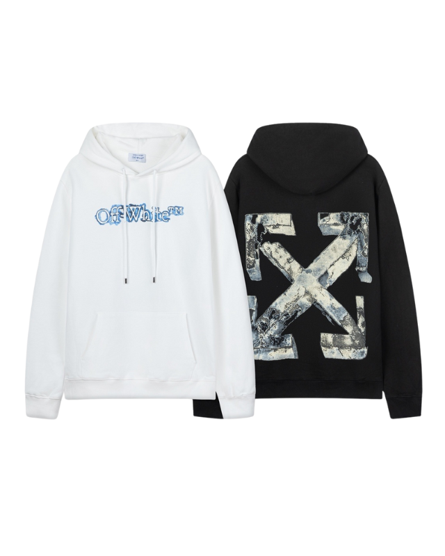 Moletom Off White Blue Direction