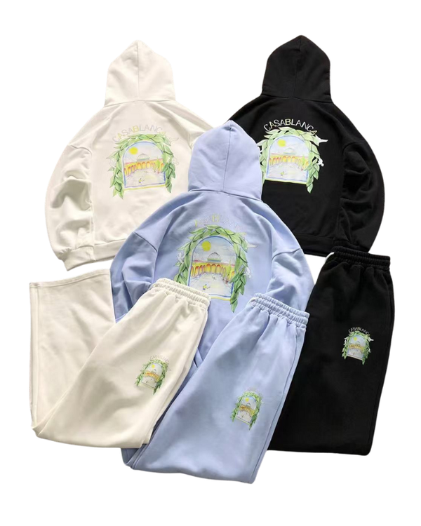 Conjunto Moletom + Calça Casa Blanca Larche Tennis