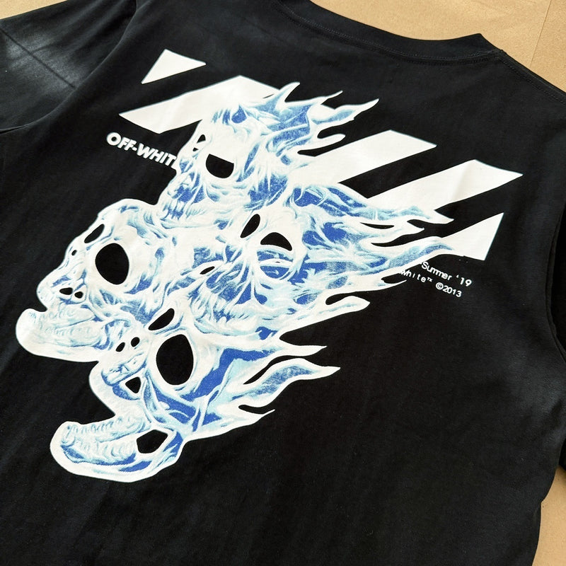 Camiseta Off White Death Skull